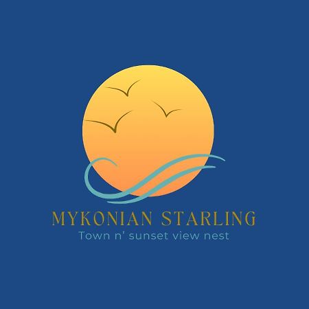 Mykonian Starling - Town N' Sunset View Apartment Mykonos Town ภายนอก รูปภาพ